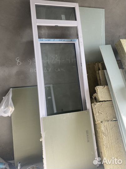 Окно и дверь на балкон пластиковые