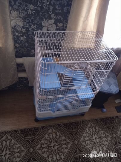 Клетка для грызунов большая 2 яруса