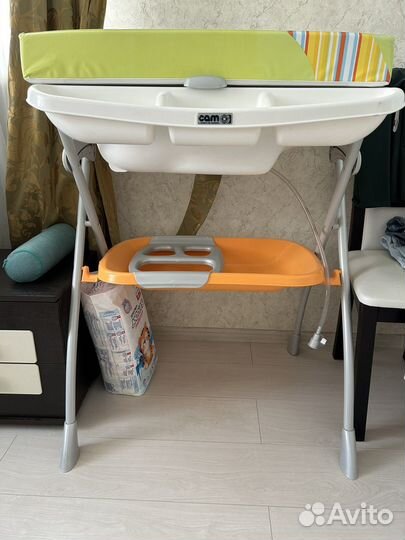 Пеленальный столик с ванночкой