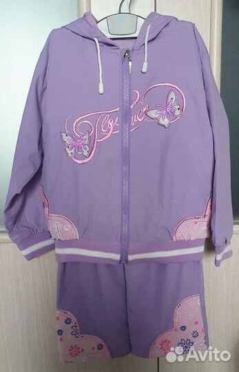 Новый костюм (кофта и брюки) на подкладе р.98-104