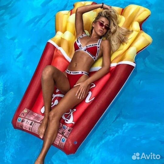 Надувной матрас плавательный 175*132 см Интекс