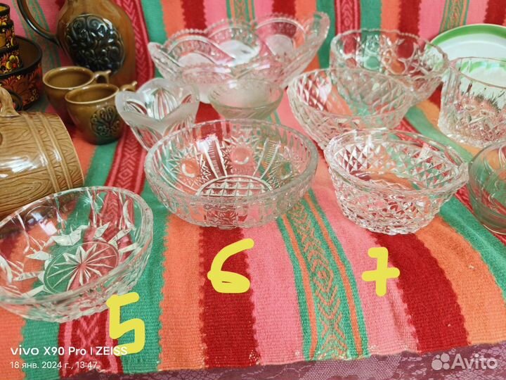 Столовая посуда (хрусталь, стекло, фарфор,керамика