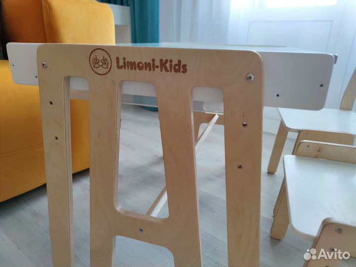 Детский стол и стул Растущий набор