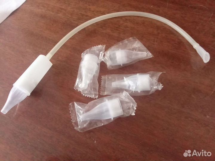 Отривин бэби аспиратор назальный с 4 насадками