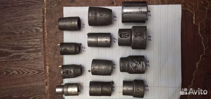 Головки торцовые 1/2