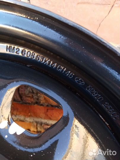 Штампованные диски r14 4x100