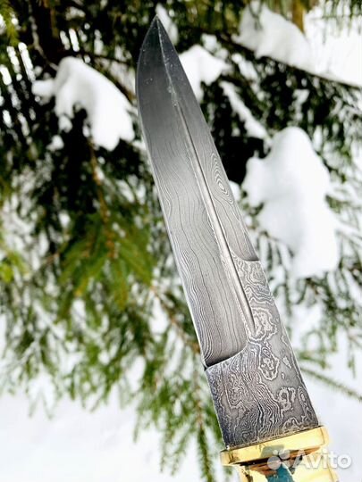 Нож Казачий Пластунский Черный граб