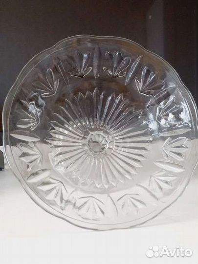 Ваза для фруктов на ножке СССР