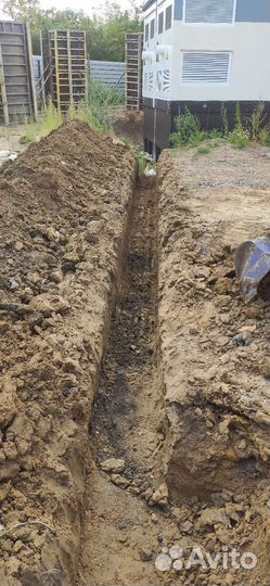 Услуги миниэкскаватора