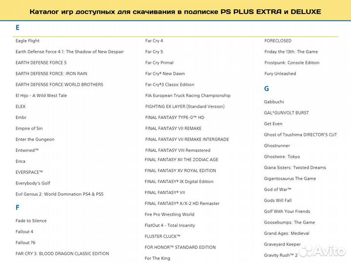 Подписка ps plus россия