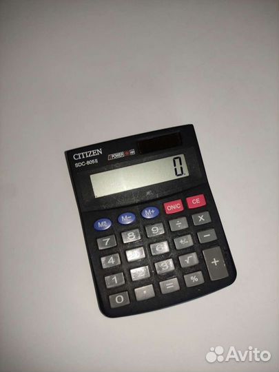 Калькулятор citizen SDC-805II