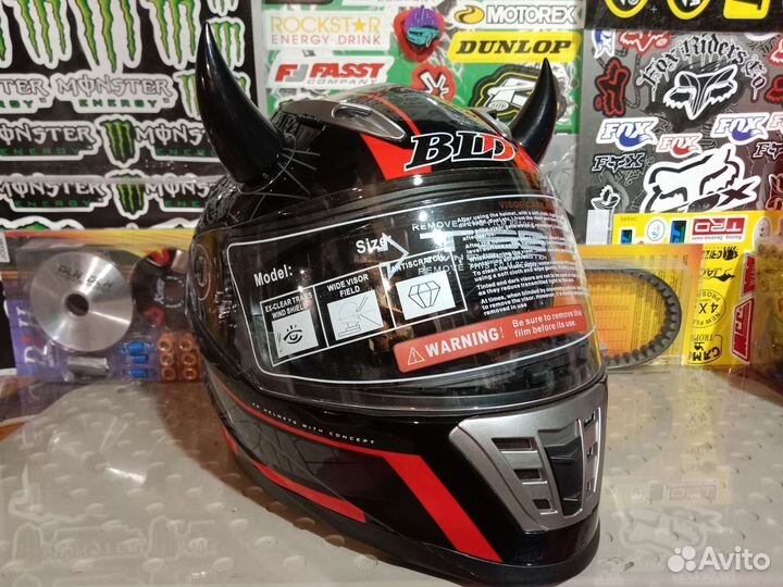 Рога на шлем мотоцикла