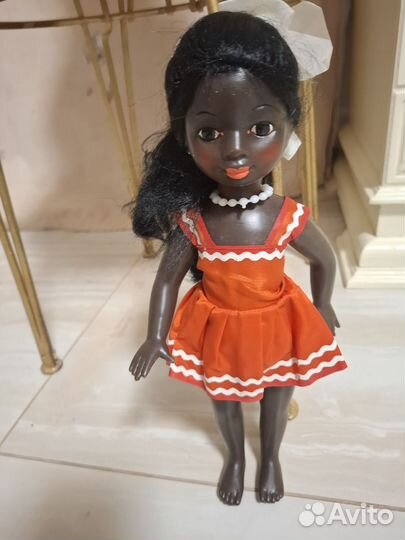 Кукла негритянка сип СССР