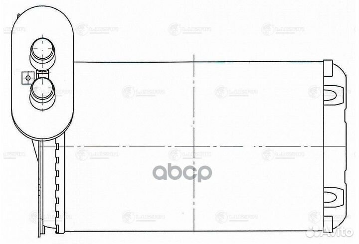 Радиатор отопителя салона VAG golf/octavia 96