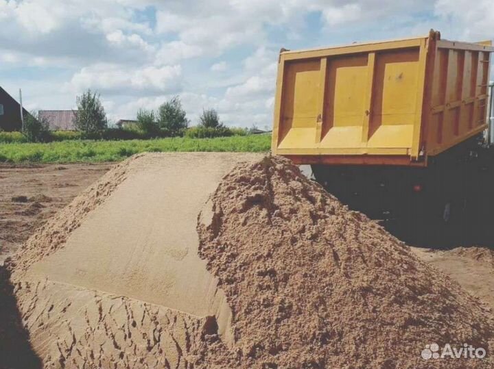 Песок речной мытый сеяный простой