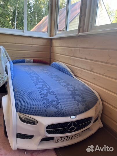 Детская кровать машинка бу