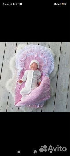 Конверт на выписку летний