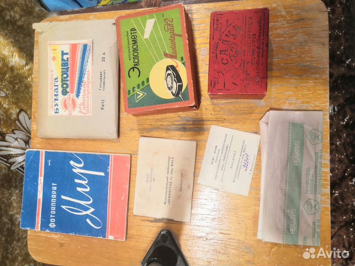 Набор фотографа 1961 года в чемодане