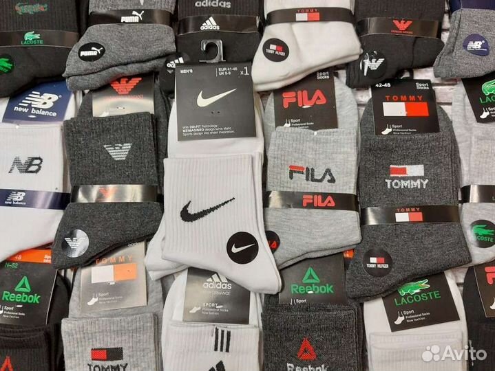 Носки Nike Adidas Puma Reebok