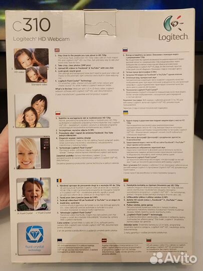 Вебкамера logitech c310 новая