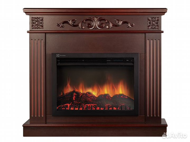 Портал для электрокамина Noce 25 шпон Темный дуб