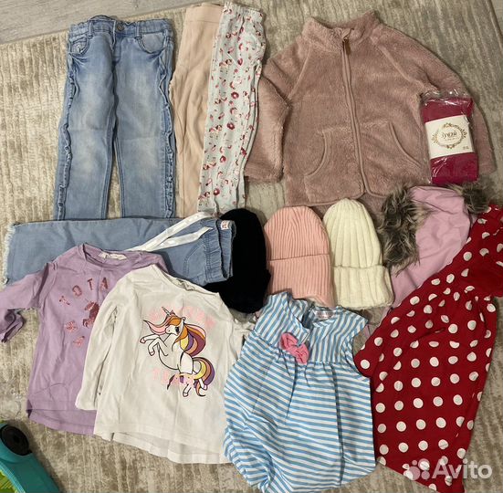 Два пакета вещей на девочку 2-3 года