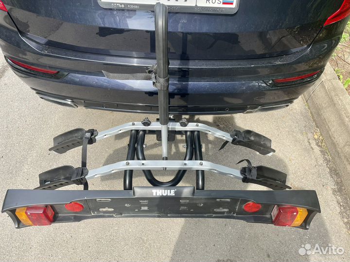 Велобагажник на фаркоп thule 9502