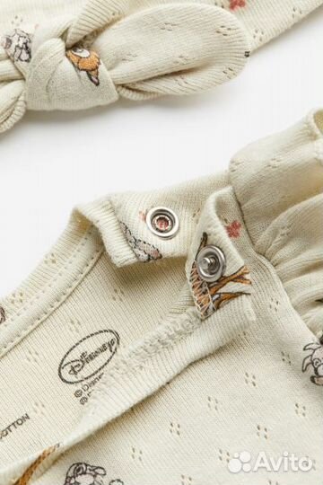 Комплект боди штанишки повязка hm 68