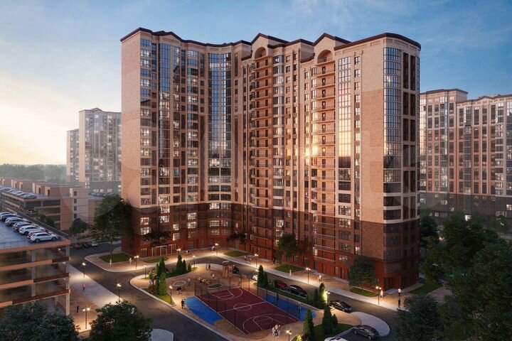 3-к. квартира, 86 м², 16/22 эт.