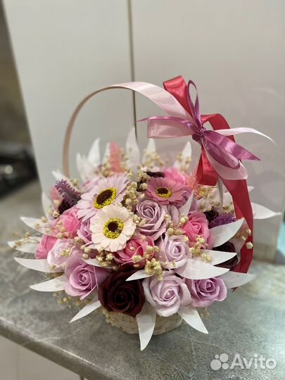 Мыльные букеты