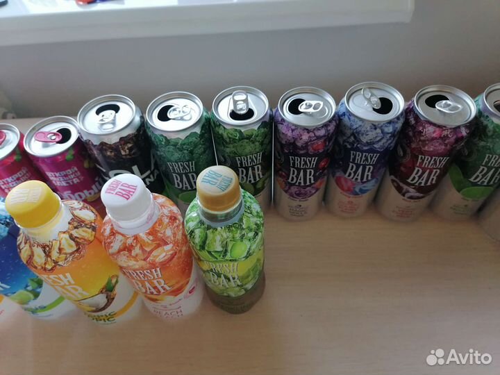 Банки от фреш бар