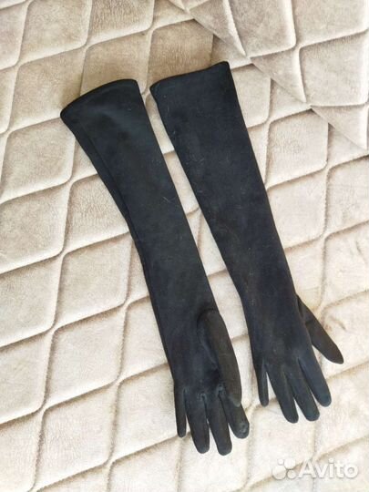 Перчатки женские длинные, новые