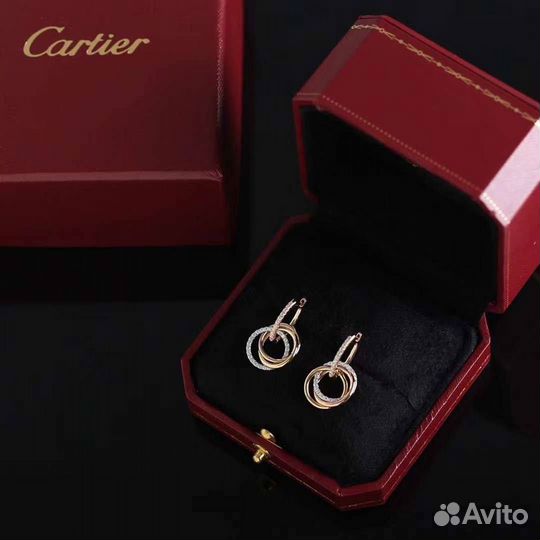 Подвеска кулон колье серьги Картье Cartier vgold