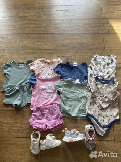 Пакет вещей на девочку 80-86