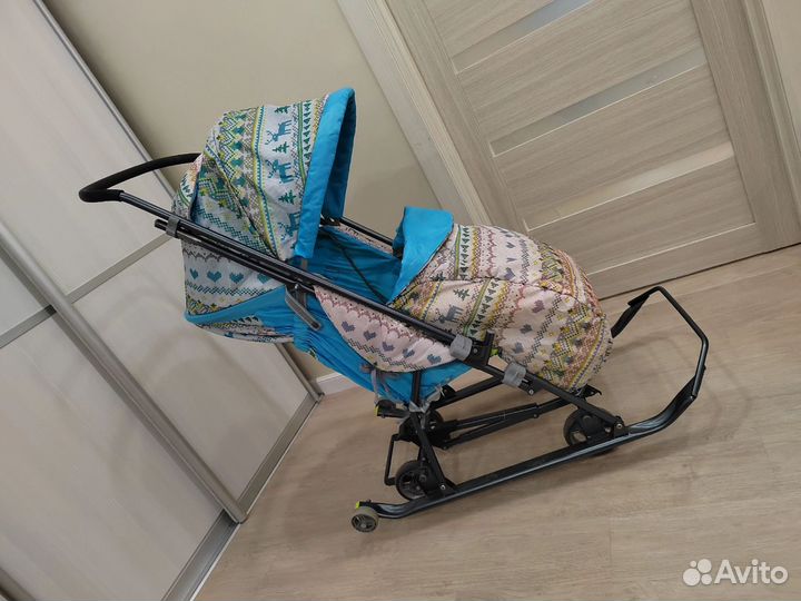 Детские санки коляска Ника