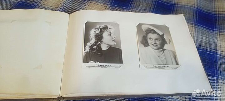Альбом с фотокарточками СССР