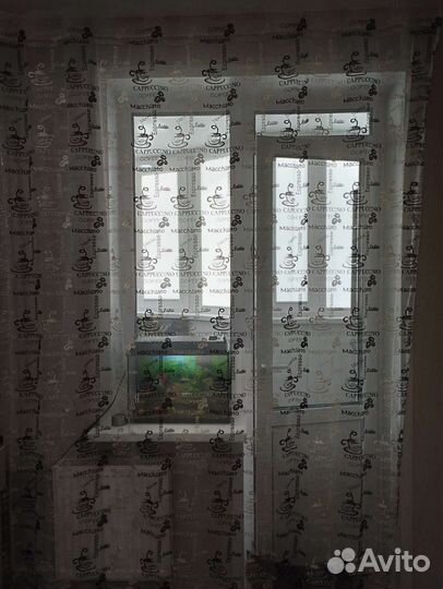 Тюль на кухню +труба