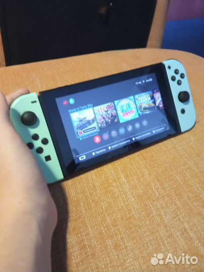 Nintendo switch rev2 animal crossing