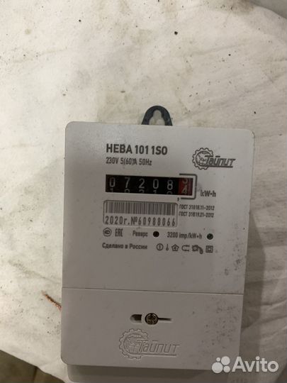 Электрический счетчик Тайпит нева 101 1S0