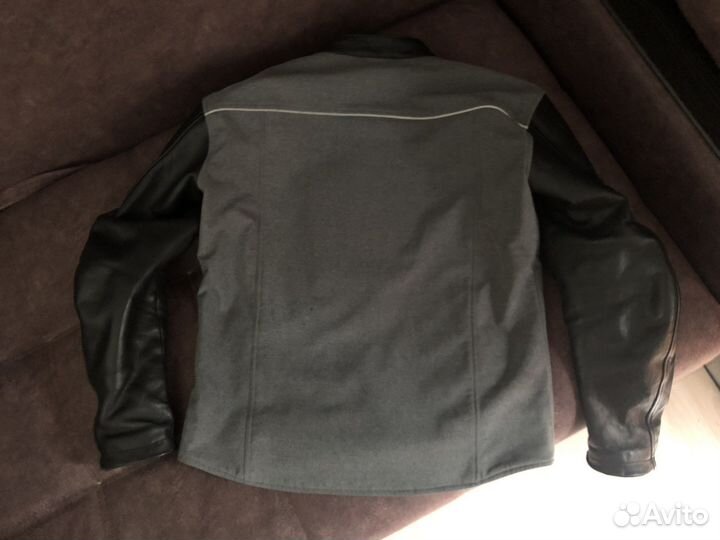 Мотокуртка кожаная мужская
