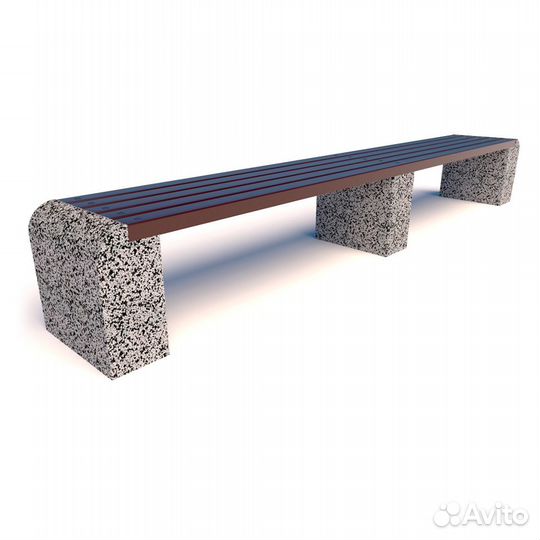 Скамейка бетонная Евро 1 Лайн