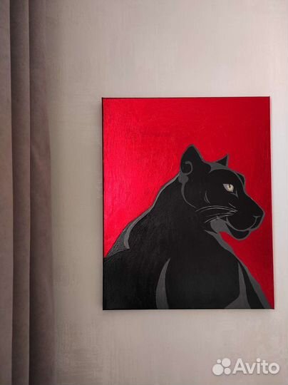 Интерьерная картина акрил, поталь