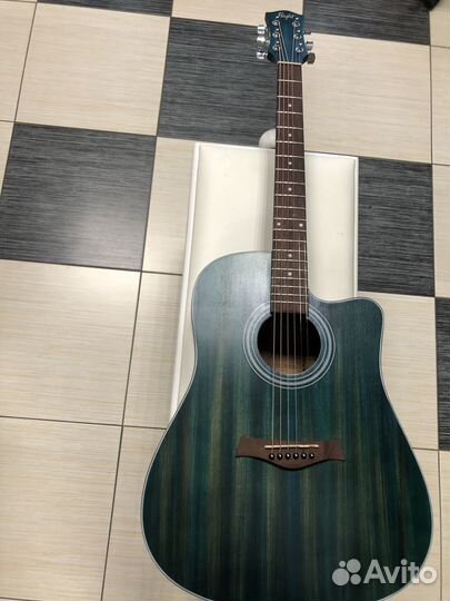 Акустическая гитара flight D-155C MAH BL