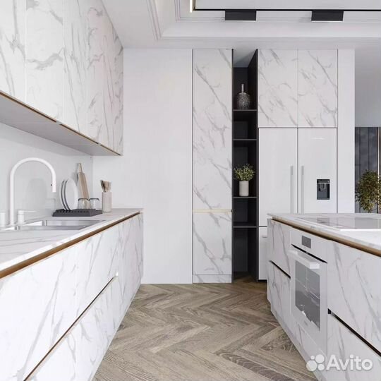 Кухня с подсветкой