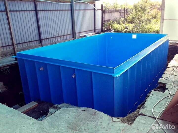 Бассейн 3х6х1,5 для бизнеса