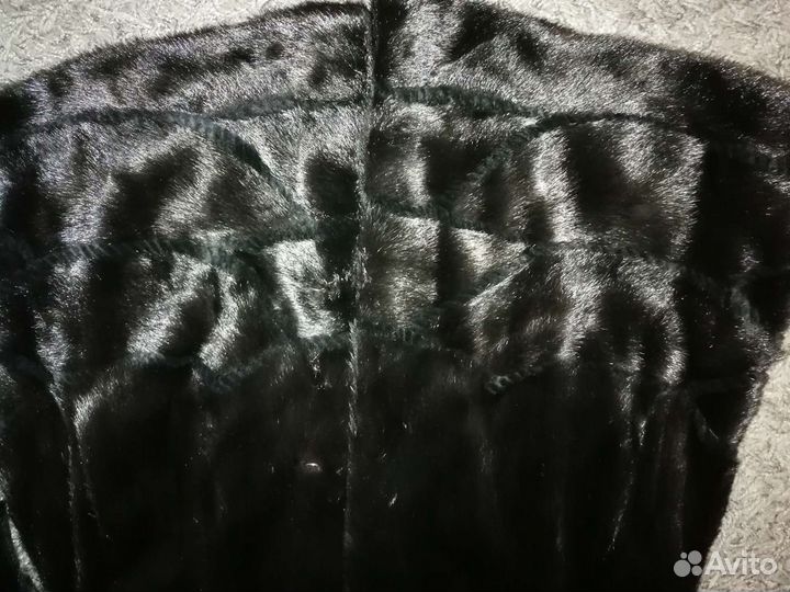 Шуба норковая с капюшоном 46 48 50
