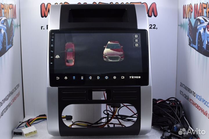 Магнитола Nissan X-Trail t31 Teyes CC3 камеры 360