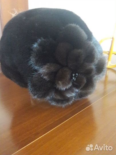 Берет женский норковый