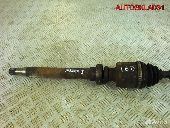 Привод передний правый Mazda 3 BK 1.6 дизель