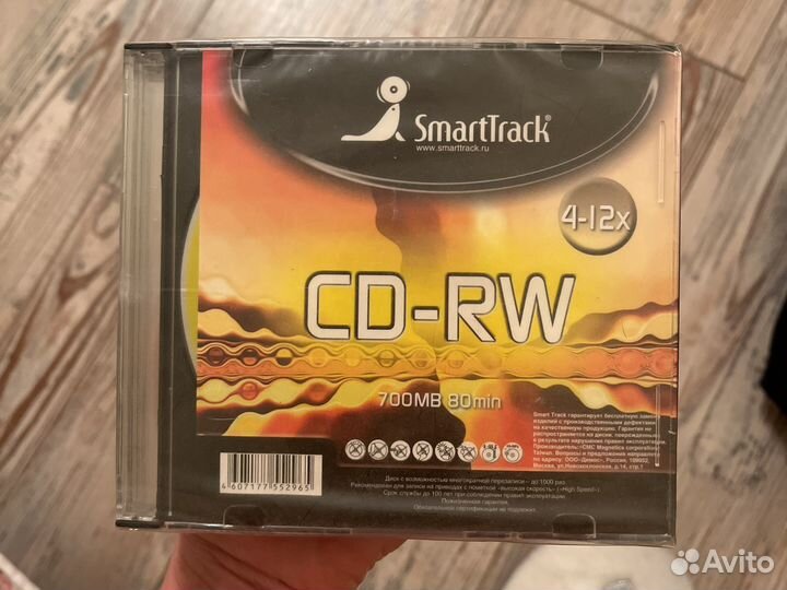Диски cd-rw 5шт